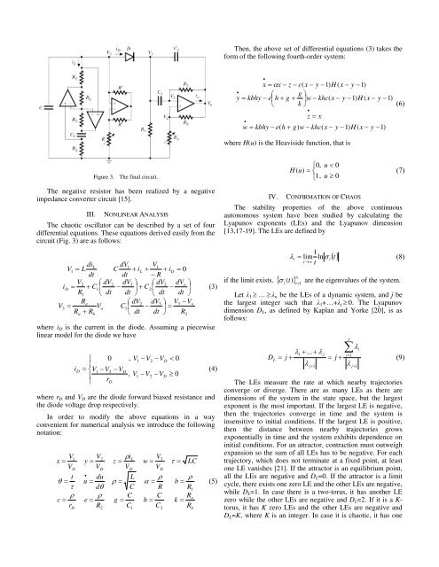 A Chaotic RC Oscillator