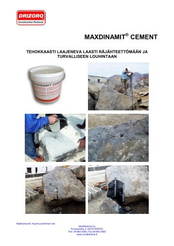 максдинамит цемент