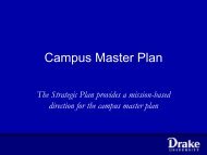 2010 Campus Master Plan Update - Drake University