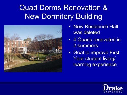 2010 Campus Master Plan Update - Drake University