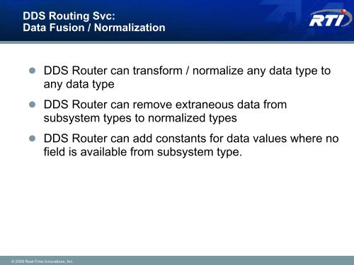 The DDS Router