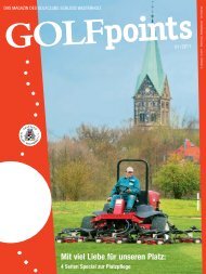Golfpoints 1-2011 ok.qxd - Golfclub Schloss Westerholt eV