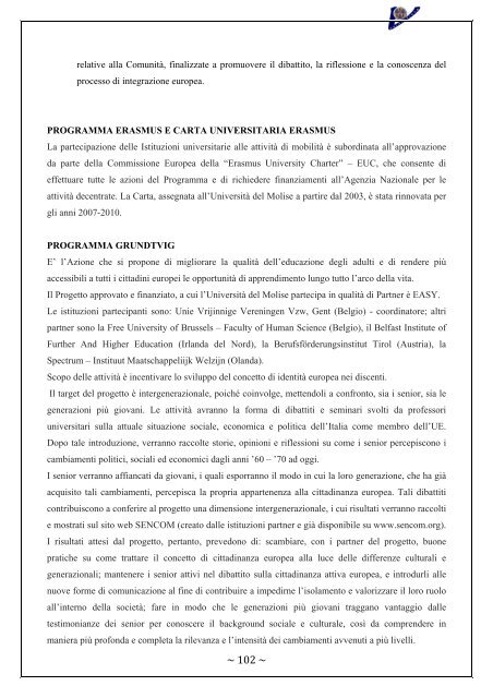 Rapporto Nucleo di Valutazione 2006-2007 - UniversitÃ  degli Studi ...