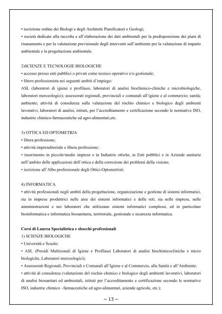 Rapporto Nucleo di Valutazione 2006-2007 - UniversitÃ  degli Studi ...