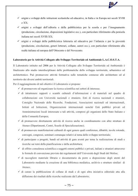 Rapporto Nucleo di Valutazione 2006-2007 - UniversitÃ  degli Studi ...