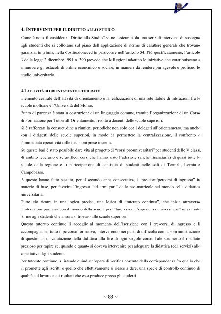 Rapporto Nucleo di Valutazione 2006-2007 - UniversitÃ  degli Studi ...