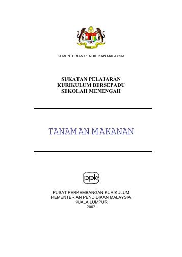 TANAMAN MAKANAN - SMK Pai Chee