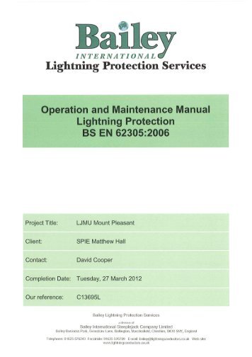 LJMU O&M Manual - Lightning Protection.pdf