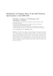 Simulations of Chopper Jitter at the LET Neutron Spectrometer at the ...