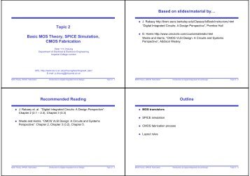 Topic 2-MOS devices - Electrical and Electronic Engineering ...