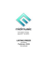 Listino al pubblico - Midi Music Srl