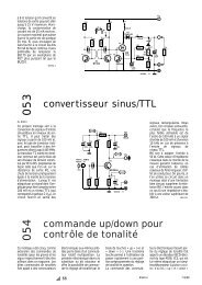 convertisseur sinus/TTL commande up/down pour contrÃ´le de tonalitÃ©