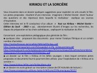 Tout sur Kirikou â Michel Ocelot