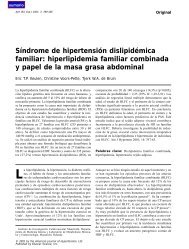 hiperlipidemia familiar combinada y papel de la - El MÃ©dico Interactivo