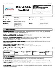 Thinner 45 MSDS - Carboline