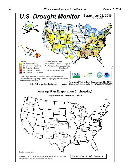 weekly weather and crop bulletin - The World AgroMeteorological ...