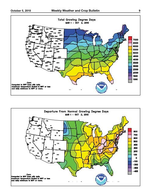 weekly weather and crop bulletin - The World AgroMeteorological ...