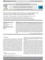 here - New Dynamics of Ageing