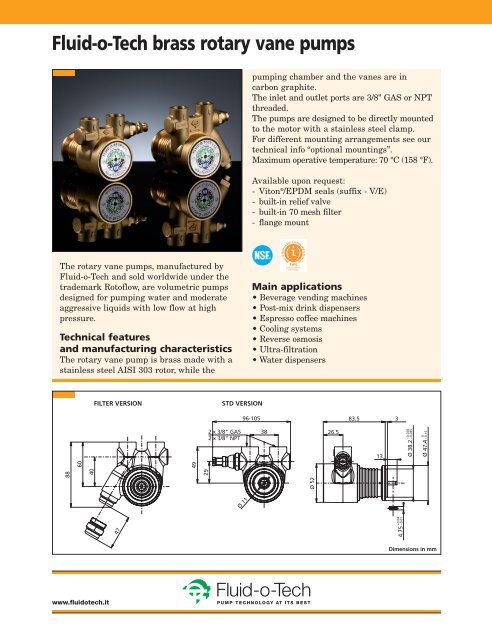 PO/PA 30-200 Series Brochure - Process Pumps