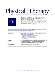 Effectiveness of Radial Shock-Wave Therapy for Calcific Tendinitis ...