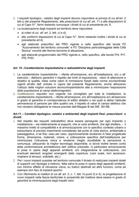 telefonia mobile.pdf - Comune di Reggio Emilia