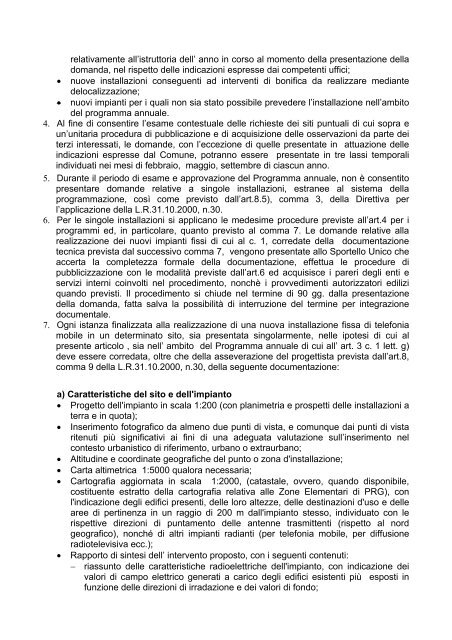 telefonia mobile.pdf - Comune di Reggio Emilia