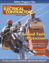 Ground Fault Protection - Electrical Contractors Association of Ontario