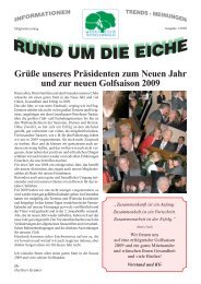 Download der Clubzeitung als PDF - Golfclub Weselerwald eV