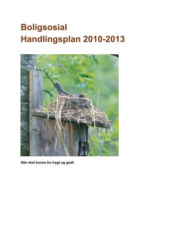 Boligsosial handlingsplan 2010-2013 (pdf) - Asker kommune