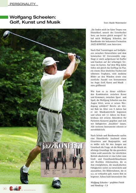 Ausgabe 02/2011 - Golf am Niederrhein