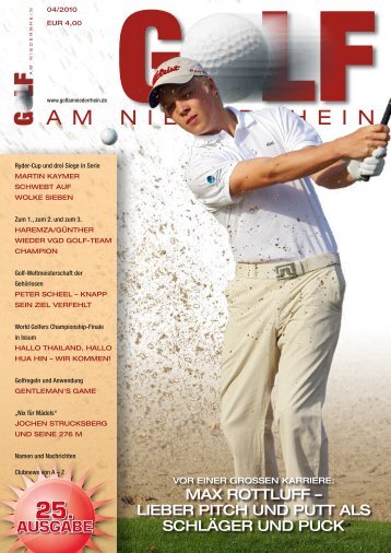 Ausgabe 04/2010 - Golf am Niederrhein