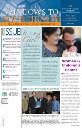 918641 W2YH Newsletter (Page 1) - Wentworth-Douglass Hospital