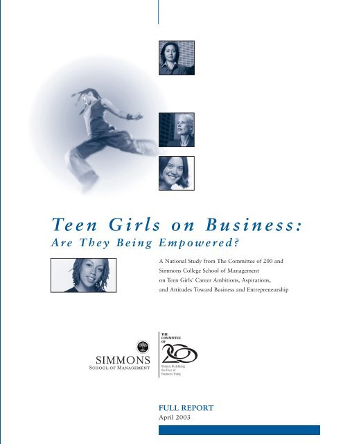 Teen Girls on Business - Simmons College