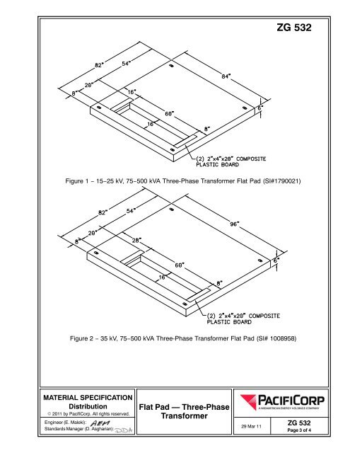 ZG 532 Flat Pad â Three-Phase Transformer - Rocky Mountain Power