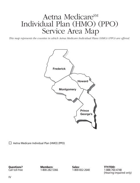 Aetna MedicareSM Plan (HMO) (PPO)
