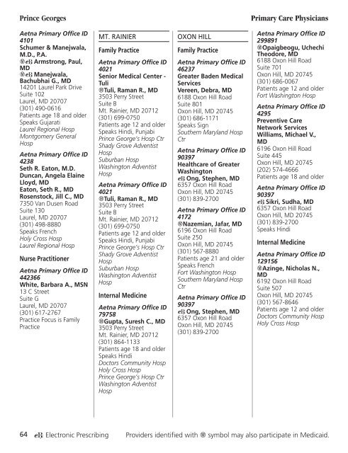 Aetna MedicareSM Plan (HMO) (PPO)