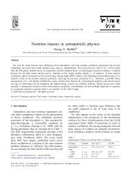 Neutrino masses in astroparticle physics - MPP Theory Group