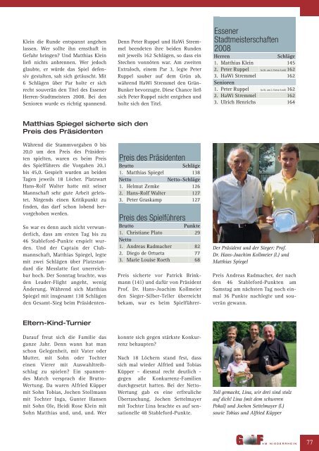 Peter Scheel - Golf am Niederrhein