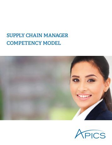 APICS Supply Chain Manager Competency Model