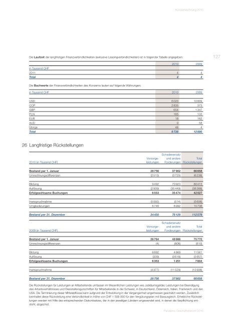 GeschÃ¤ftsbericht 2010 - Panalpina