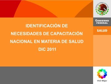 Diapositiva 1 - Campus Virtual de Salud Pública - Nodo México