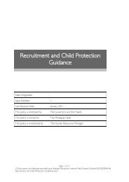 GUIDANCE ON RECRUITMENT AND SELECTION - Bedales Schools