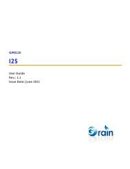 GM8126 User Guide Rev.: 1.1 Issue Date: June 2011