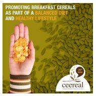 promoting breakfast cereals as part of a balanced diet and healthy ...