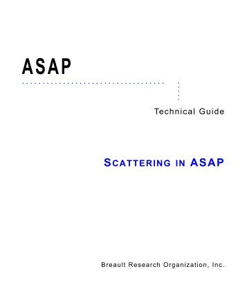 Scattering in ASAP - Breault Research Organization, Inc.