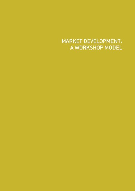 Market Development: A Workshop Model (969KB) - VSO