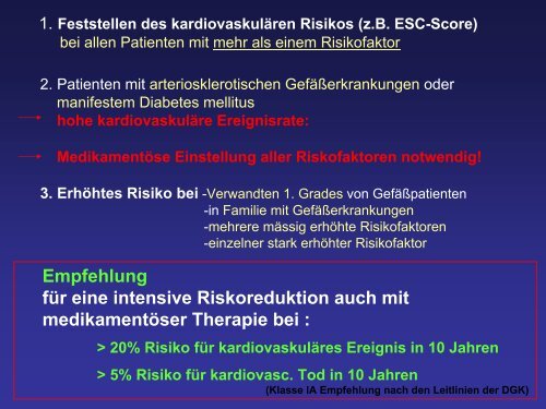 Bluthochdruck, Zucker, Cholesterin - Medizinische Klinik und ...