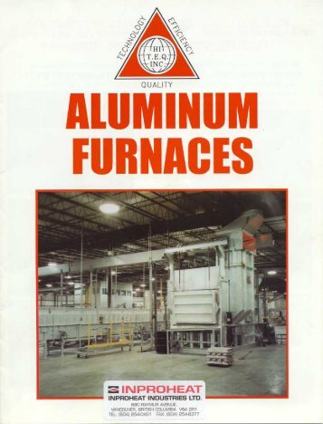 Inductotherm / TEQ - Aluminum Furnaces - Inproheat