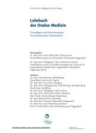 Lehrbuch der Oralen Medizin - Verlag Systemische Medizin