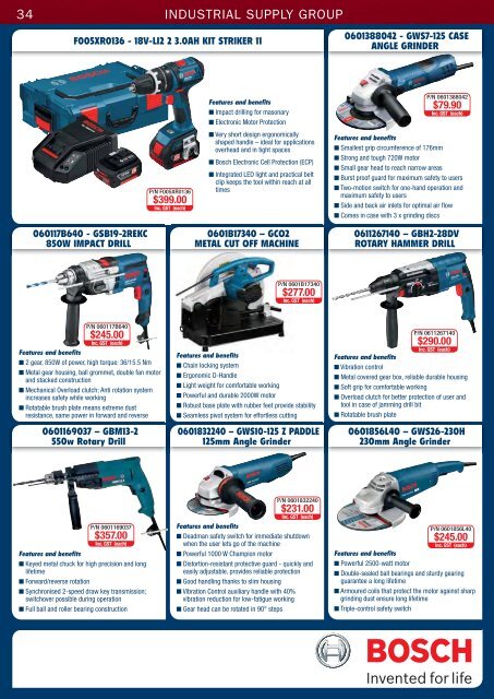 INDUSTRIAL SUPPLY GROUP - McGinns